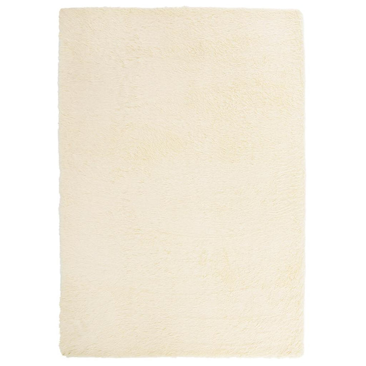 Vidaxx tapis à poils longs navarra 240x340 cm polyester couleur crème