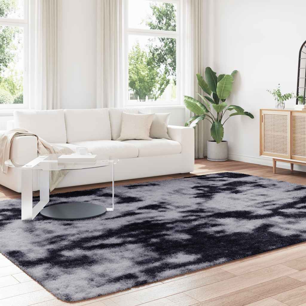 Vidaxx tapis à poils longs navarra 240x340 cm polyester gris foncé