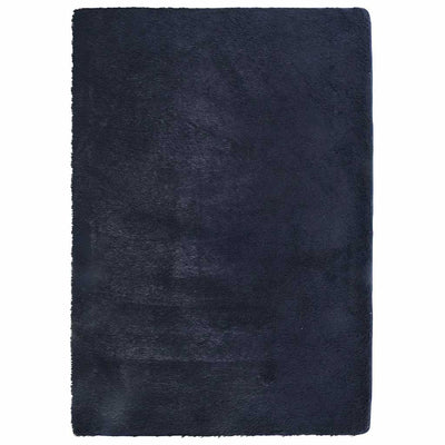 Vidaxx tapis à poils longs navarra 240x340 cm polyester bleu marine