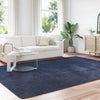 Vidaxx tapis à poils longs navarra 240x340 cm polyester bleu marine