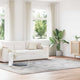 Vidaxx tapis à poils longs navarra 240x340 cm polyester gris argenté