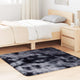 Vidaxx tapis à poils longs navarra 120x120 cm polyester gris foncé