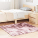 Vidaxx tapis à poils longs navarra 120x120 cm polyester rose poudré