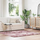 Vidaxx tapis à poils longs navarra 160x160 cm polyester rose poudré