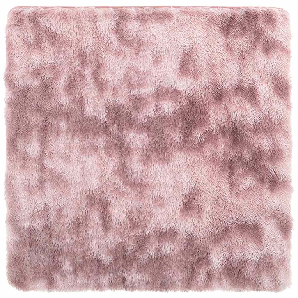 Vidaxx tapis à poils longs navarra 200x200 cm polyester rose poudré