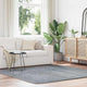 Vidaxx tapis à poils longs navarra 200x200 cm polyester gris clair