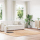 Vidaxx tapis à poils longs navarra 240x240 cm polyester beige