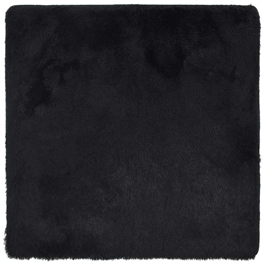 Vidaxx tapis à poils longs navarra 240x240 cm polyester noir