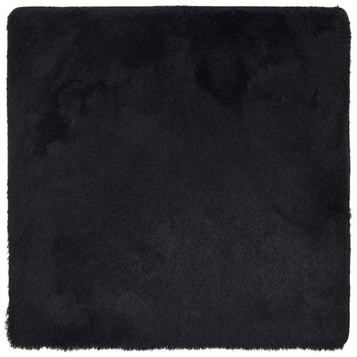 Vidaxx tapis à poils longs navarra 240x240 cm polyester noir