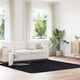 Vidaxx tapis à poils longs navarra 240x240 cm polyester noir