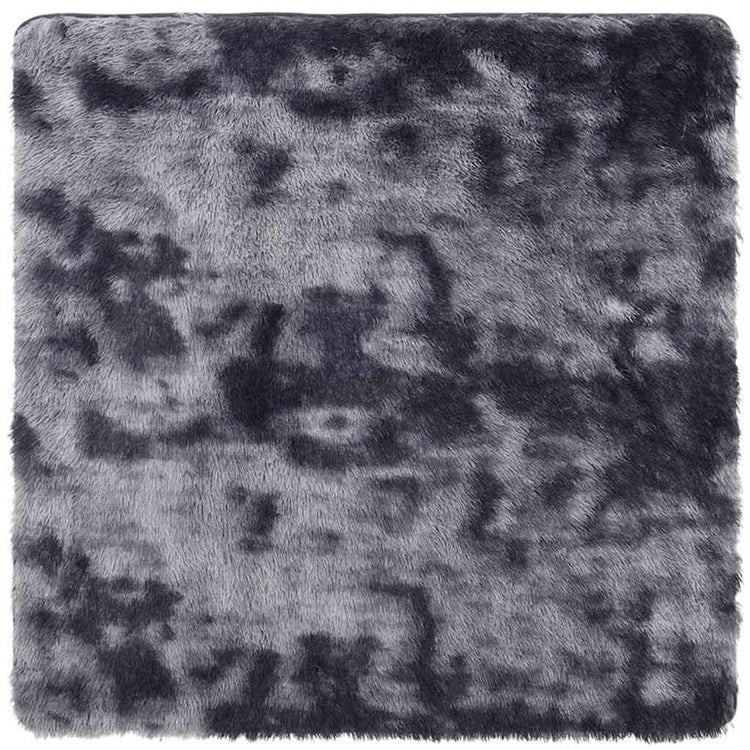 Vidaxx tapis à poils longs navarra 240x240 cm polyester gris foncé