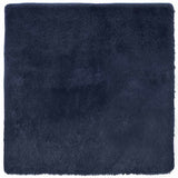 Vidaxx tapis à poils longs navarra 240x240 cm polyester bleu marine - afbeelding 2