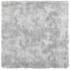 Vidaxx tapis à poils longs navarra 240x240 cm polyester gris argenté
