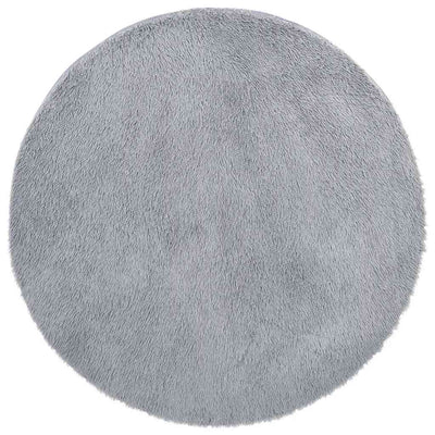 Vidaxx tapis à poils longs navarra 120x120 cm polyester gris clair