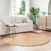 Vidaxx tapis à poils longs navarra 160x160 cm polyester beige