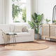 Vidaxx tapis à poils longs navarra 160x160 cm polyester beige