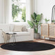Vidaxx tapis à poils longs navarra 200x200 cm polyester noir