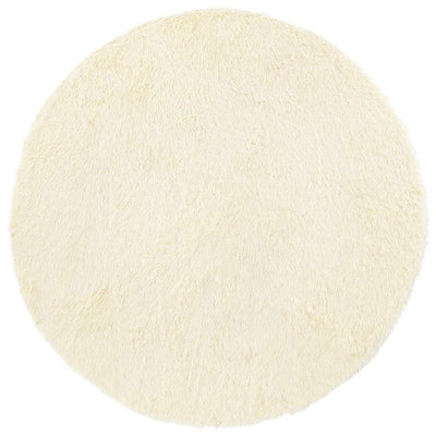 Vidaxx tapis à poils longs navarra 200x200 cm polyester couleur crème