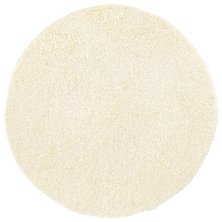 Vidaxx tapis à poils longs navarra 200x200 cm polyester couleur crème