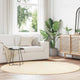Vidaxx tapis à poils longs navarra 200x200 cm polyester couleur crème