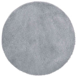 Vidaxx tapis à poils longs navarra 200x200 cm polyester gris clair - afbeelding 2