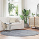 Vidaxx tapis à poils longs navarra 200x200 cm polyester gris clair