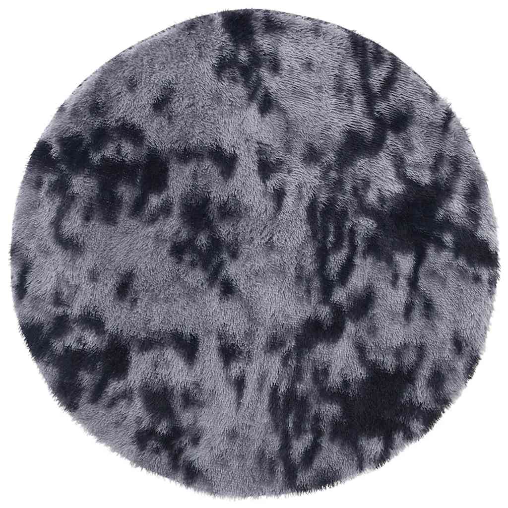 Vidaxx tapis à poils longs navarra 240x240 cm polyester gris foncé