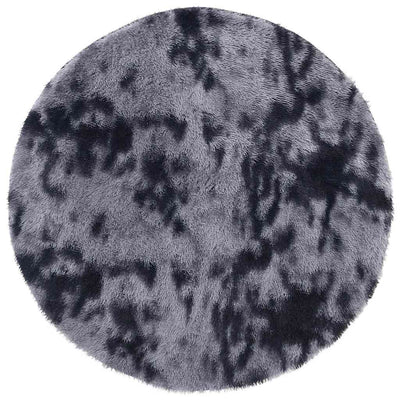 Vidaxx tapis à poils longs navarra 240x240 cm polyester gris foncé