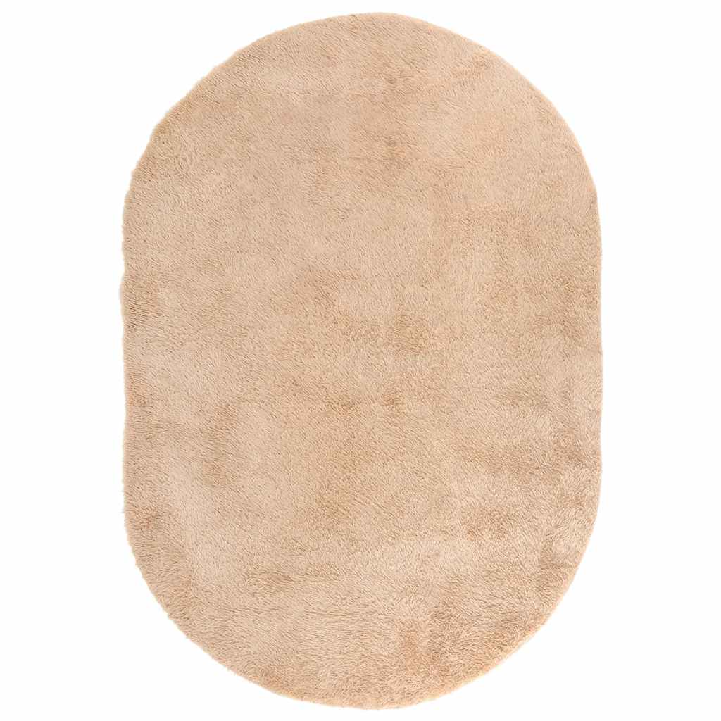 Vidaxx tapis à poils longs navarra 300x200 cm polyester beige