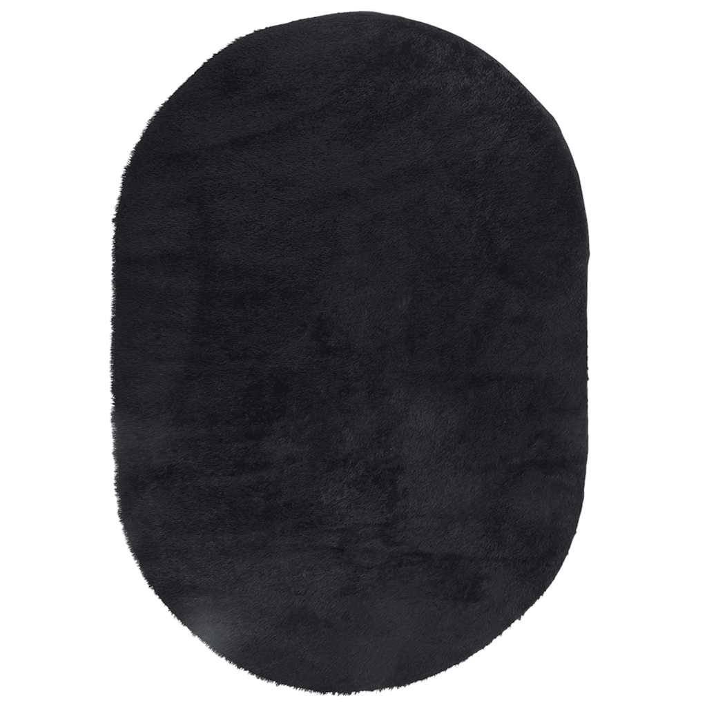 Vidaxx tapis à poils longs navarra 300x200 cm polyester noir