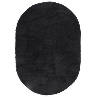 Vidaxx tapis à poils longs navarra 300x200 cm polyester noir