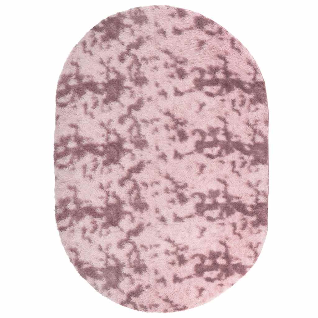 Vidaxx tapis à poils longs navarra 300x200 cm polyester rose poudré