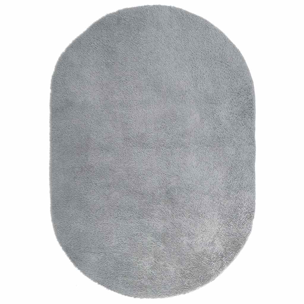 Vidaxx tapis à poils longs navarra 300x200 cm polyester gris clair
