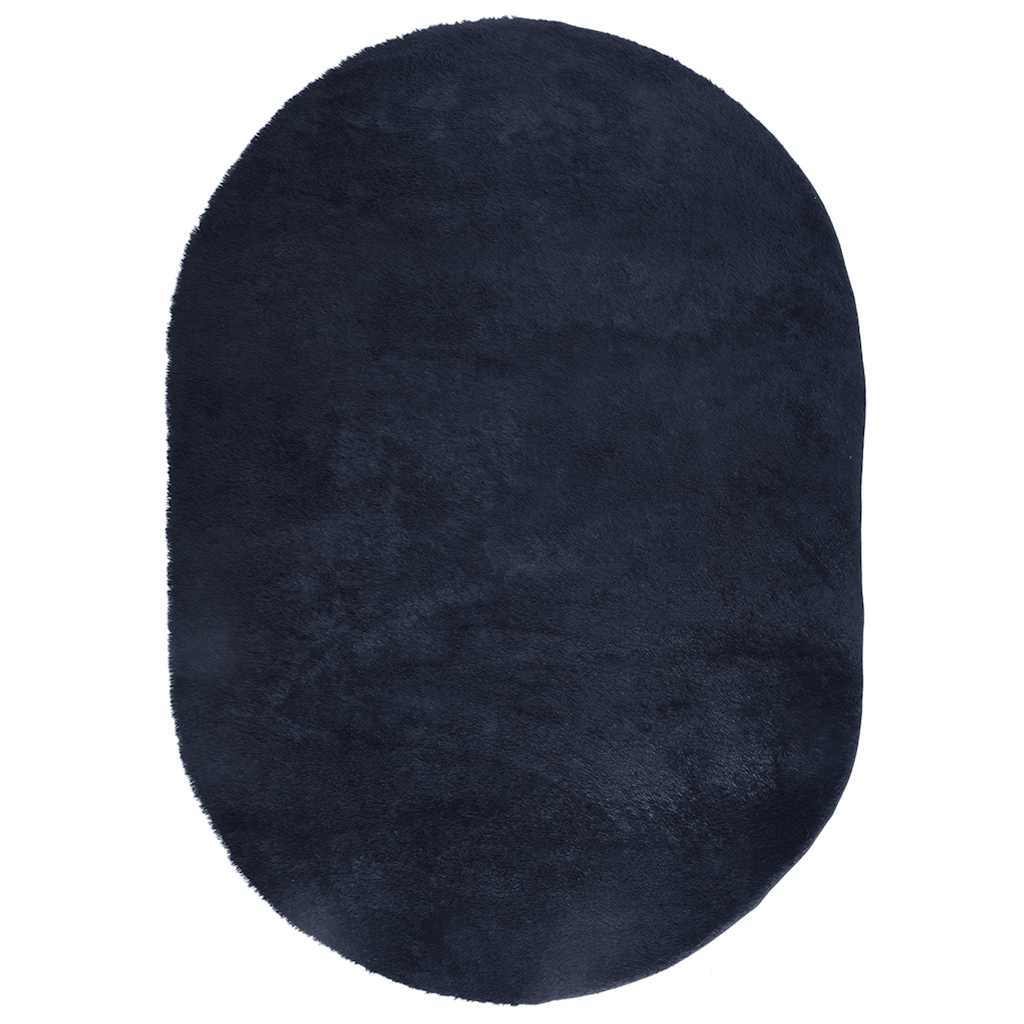 Vidaxx tapis à poils longs navarra 300x200 cm polyester bleu marine