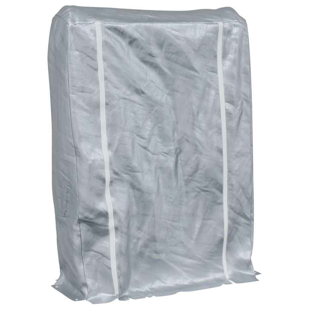 Cheminée vidaxl avec couvercle de pluie 100x25x150 cm en acier galvanisé