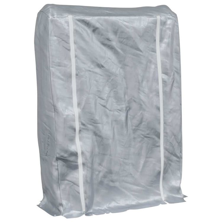 Cheminée vidaxl avec couvercle de pluie 100x25x150 cm en acier galvanisé