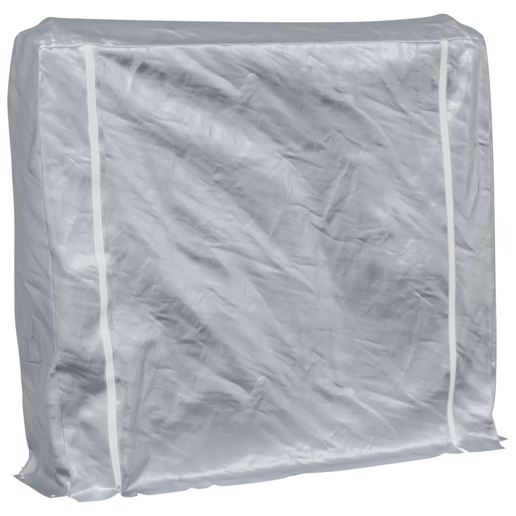 Cheminée Vidaxl avec couvercle de pluie 150x25x150 cm en acier galvanisé