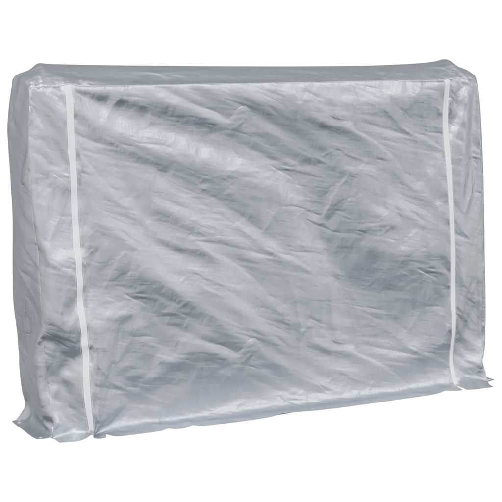 Cheminée vidaxl avec couvercle de pluie 200x25x150 cm en acier galvanisé