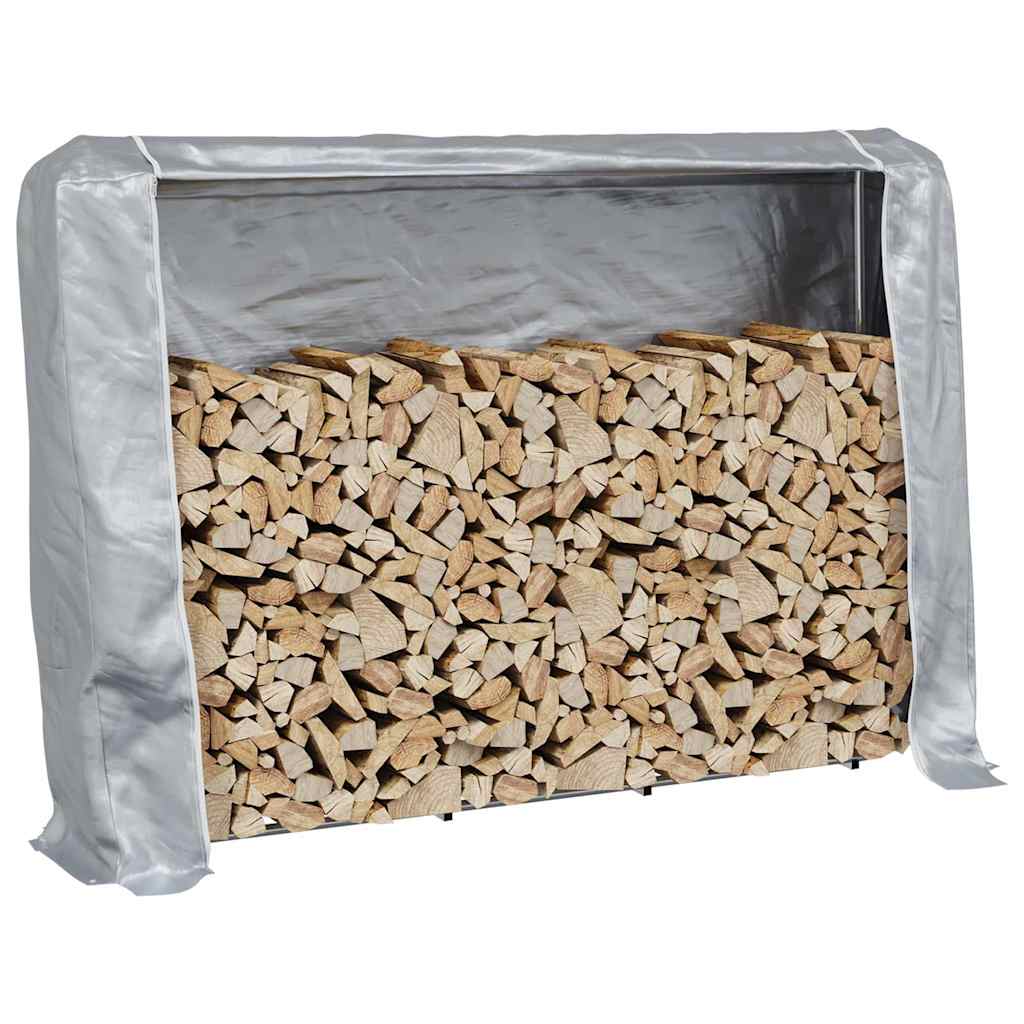 Cheminée vidaxl avec couvercle de pluie 200x25x150 cm en acier galvanisé