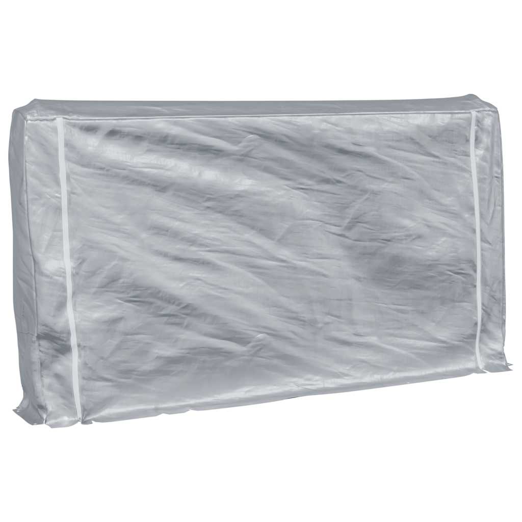 Cheminée Vidaxl avec couvercle de pluie 250x25x150 cm en acier galvanisé