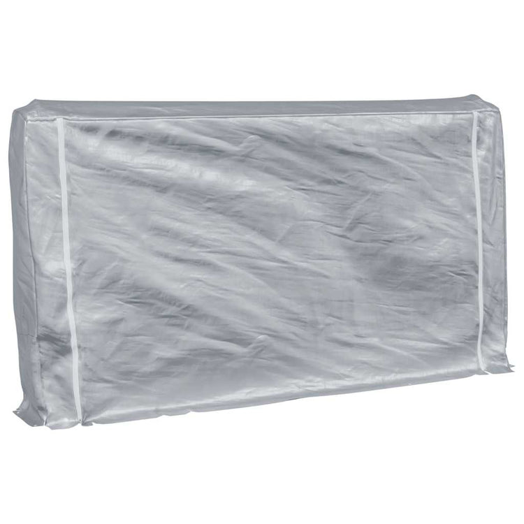 Cheminée Vidaxl avec couvercle de pluie 250x25x150 cm en acier galvanisé