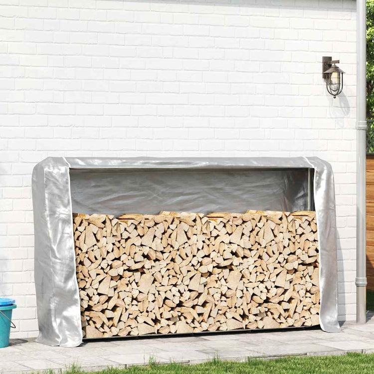 Cheminée Vidaxl avec couvercle de pluie 250x25x150 cm en acier galvanisé