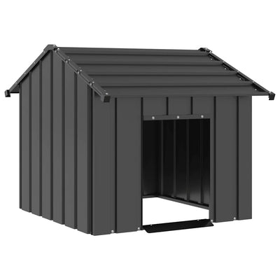 Vidaxl Dog Loft avec toit 85x107x81 cm en acier galvanisé