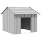 Vidaxl Dog Loft avec toit 85x107x81 cm en acier galvanisé