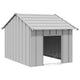 Vidaxl Dog Loft avec toit 83x130x85 cm en acier galvanisé