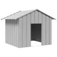 Vidaxl Dog Loft avec toit 131x101x102 cm en acier galvanisé