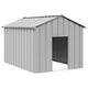 Vidaxl Dog Loft avec toit 113x153x101 cm en acier galvanisé