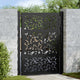 Vidaxxl portail avec motif vantail 100x125 cm acier noir