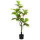 Vidaxx ficus artificiel 30 feuilles 125 cm vert
