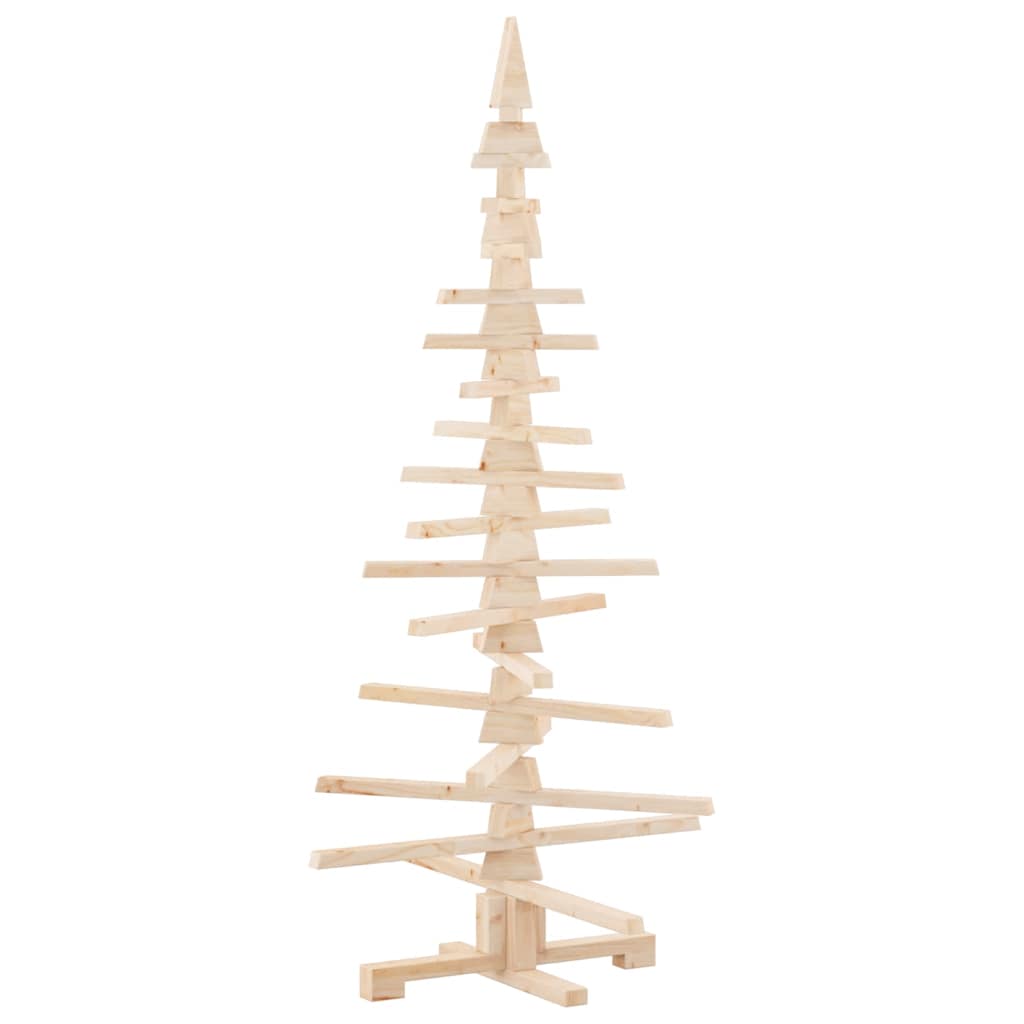 Vidaxx sapin de Noël en bois pour décoration 150 cm en bois de pin massif